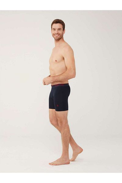 U.S. Polo Assn. Ανδρικό Μαύρο - Anthracite Melange - Navy Blue 3 τεμαχίων μακριά μπόξερ