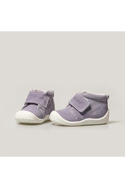 Merli&Rose Велурени ботуши Stride First Step | Люляк