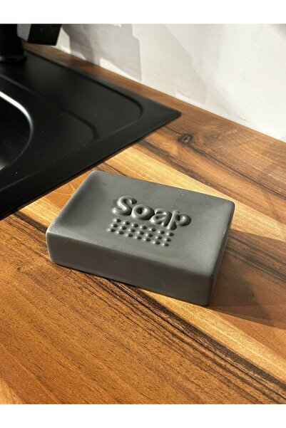 SİHİRLİ AYAKLAR White Black Green Gold - Ceramic Kati Soap Dish, Printed Matte Color