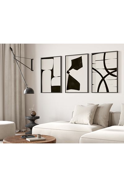TekTablo Set de pictură înrămată, modele de pictură pentru decorarea casei