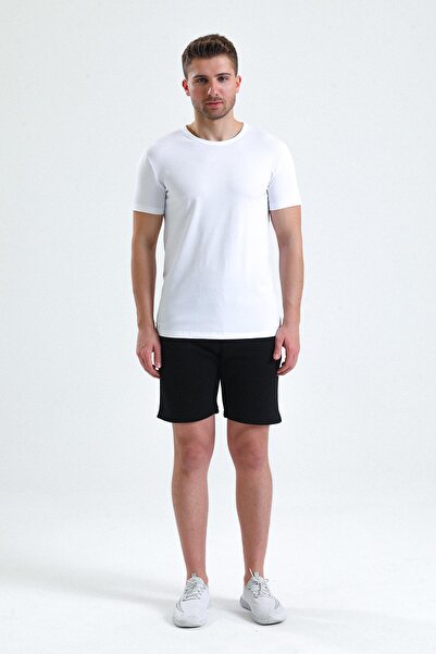 Mısırlı Erkek Pamuklu Bisiklet Yaka Beyaz Fanila M Pbf B