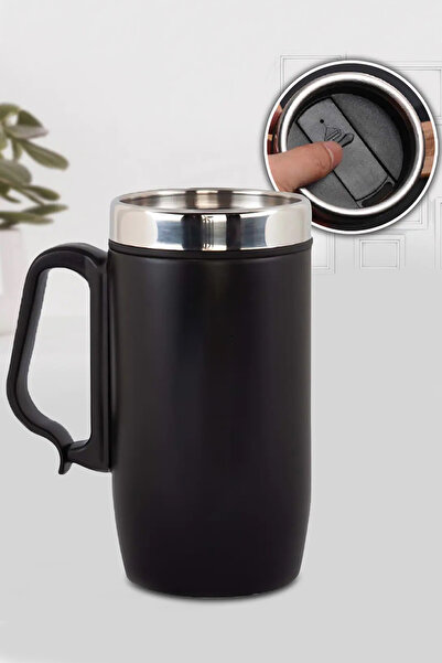 Trendmiya 280 ML Kulplu Çelik Bardak Termos