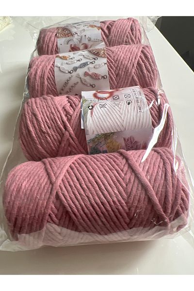 Mia Hobi 3 мм сканиране памук макроме розово