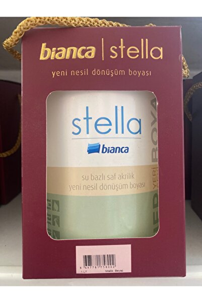 Bianca Stella Su Bazlı Akrilik Boya 1L Mistik Beyaz