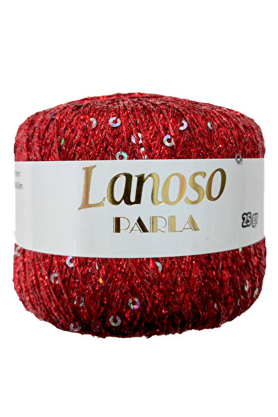 Lanoso 2 adet Lanoso parla-her türlü ipe karıştırabileceğniz simli ve pullu yumak