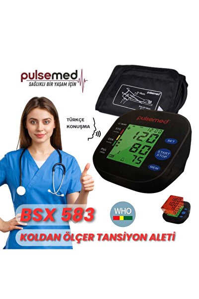 Pulsemed Tansiyon Aleti -dijital Koldan Ölçer( Bsx583 Siyah)