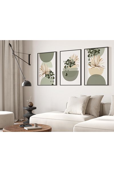 TekTablo Set de pictură înrămată, modele de pictură pentru decorarea casei