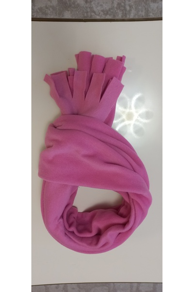 NERGIZ Eșarfă din lână roz NERGİZ ŞAL KAŞKOL