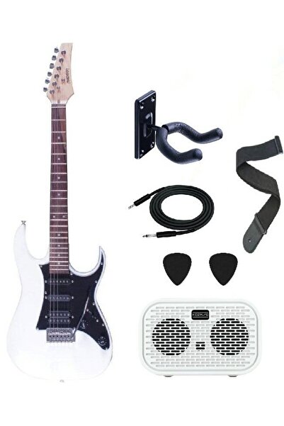 Madison MEG-WH Beyaz Elektro Gitar Set