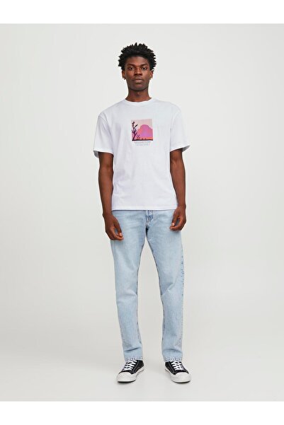 Jack & Jones JORLUCCA GRAPHIC TEE ΜΕ ΚΟΡΥΦΑΙΑ ΣΤΟΥΡΑ ΣΤΗΝ ΚΑΛΑΜΑΡΙΑ