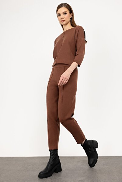 Ekol ON Çima Dikişli Triko Pantolon