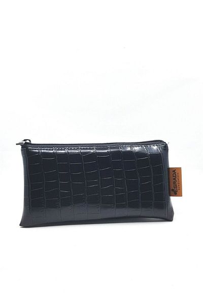 ESRADA Faux Leather Black Sunglasses Case