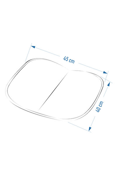 VİLİNZE Eames Chair Cushion Special Piping Stitched 40x45 cm