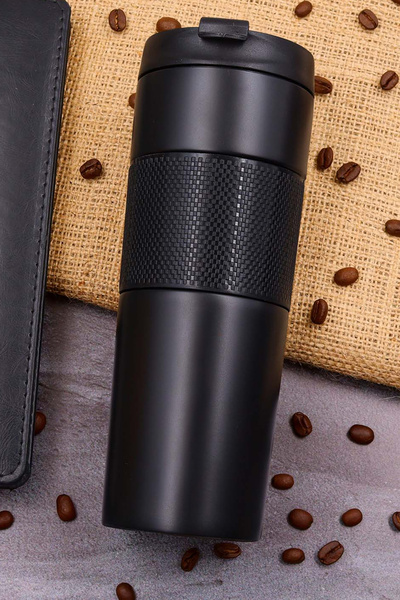 Trendmiya French Press Özellikli 450ML Çelik Termos
