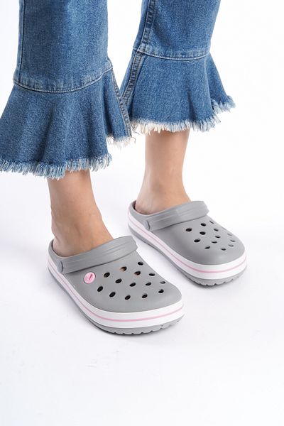 eformoda by emre yılmaz Gray Powder Women's Slippers CEX-CRCS