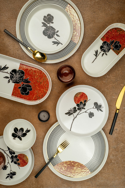 Kütahya Porselen Bone V From 26 Parça Yemek Takımı 11684