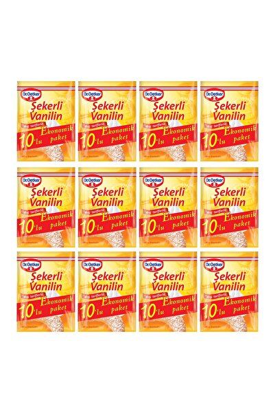 Dr. Oetker Şekerli Vanilin 10 lu 50 gr x 12 Paket
