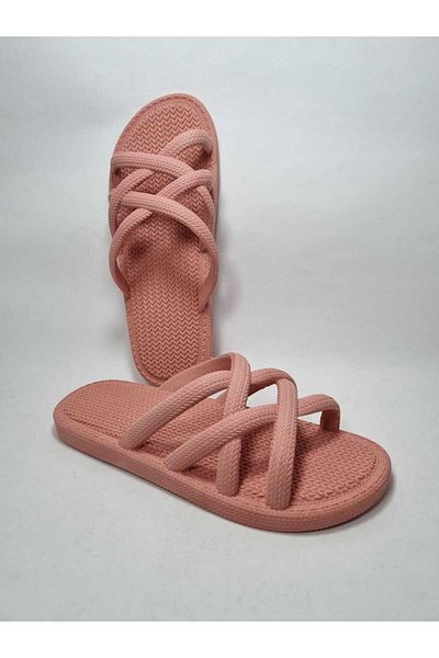 abinstore Women's Non-Slip Sole Soft Slippers 6-Leg Braided Slippers