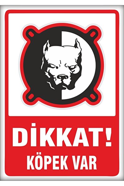 Pass Pano Warning and Direction Signs "Caution Dog Present" 25X35Cm Dekota Sheet