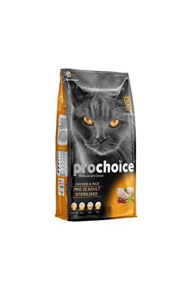 ProChoice Pro 32 Sterilised Kısırlaştırılmış Yetişkin Kedi Maması 15 kg
