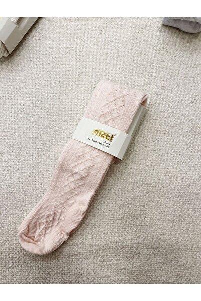 Katamino baby girl jacquard diamond patterned pantyhose k