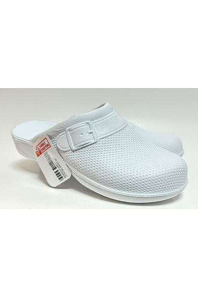 GEZER Λευκό Unisex Εξαιρετικά ελαφρύς αδιάβροχος νεροχύτης Μπάνιο Κουζίνα Μπαλκόνι Βεράντα Κήπος Παντόφλες βρεγμένου δαπέδου