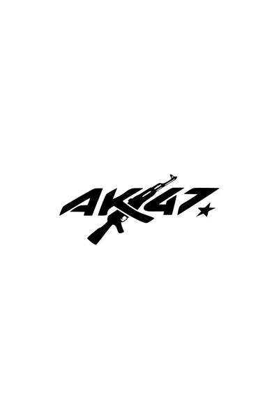 Generic Brand Byr002 Ak47 Sticker - 60X24 cm for Auto, Motor, Laptop and Wall...
