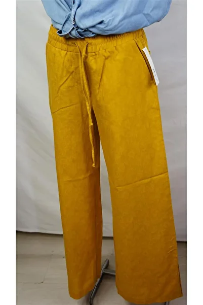 TheCatu Linen Mustard Trousers / 1181-04
