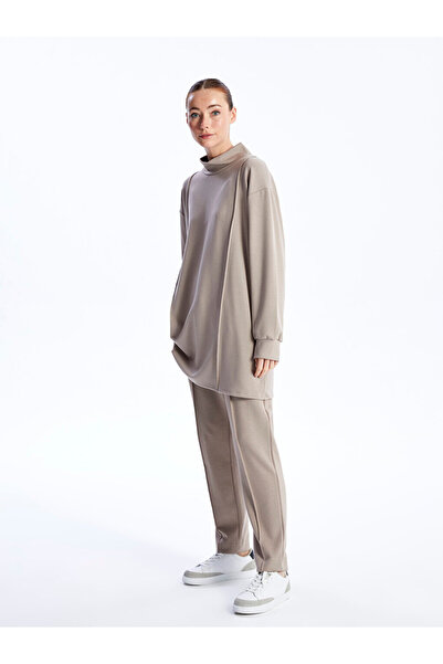 LC Waikiki Стандартен дамски панталон с ластик на талията