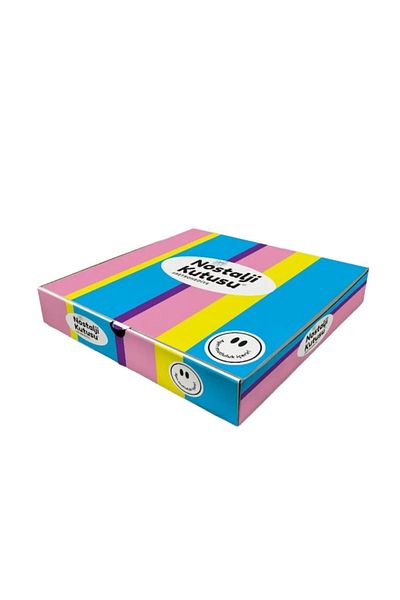 Nostalji Kutusu 1 Kilo Soft Confectionery Jelly Dream Fruity Cube Flavours