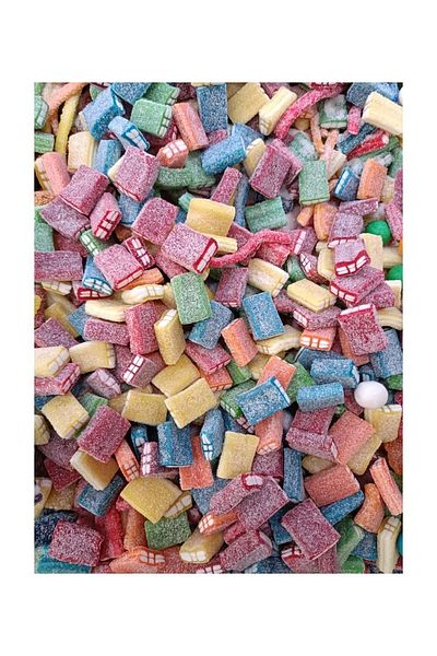 Nostalji Kutusu 1 Kilo Soft Confectionery Jelly Dream Fruity Cube Flavours