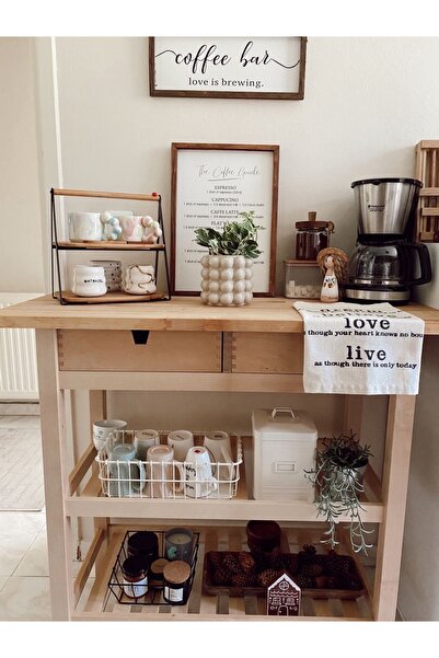 Özçelik Lambiri Ahşap kahve köşesi