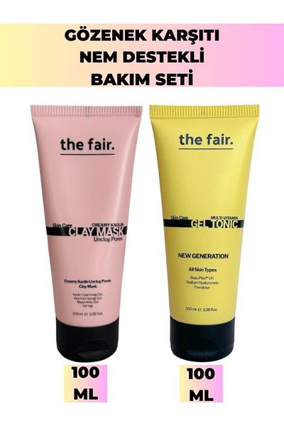 the fair. Anti-Pore Moisture Supported Care Set Care Set Face Mask 100 ml and Gel Tonic 100 ml