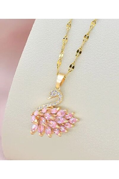 xesha Çok Tatlı Kuğu Çelik Kolye Kararmaz Şimdi Diğerlerinden Farklı Olma Zamanı