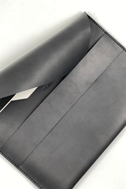 MAT Deri حافظة Matebook D 15 Huawei مقاس 15.6 بوصة متوافقة مع حقيبة حمل مصنوعة يدويًا من الجلد الطبيعي باللون الأسود