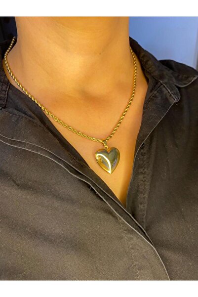 xesha Çelik Kalp Kolye Kapaklı içine Resim Koyabilirsiniz Kararmaz Şimdi Diğerlerinden Farklı Olma Zamanı