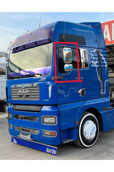 AHMET OTOMOTİV MAN TGA KROM AYNA KAPAĞI 4 PARÇA