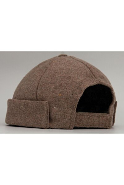 şapkadan Erkek Sokak Stili Yünlü Sipersiz Şapka Docker Cap