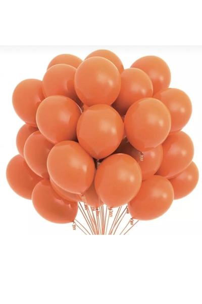 Yogi parti بالون باستيل برتقالي مقاس 12 بوصة - عبوة من 10 قطع