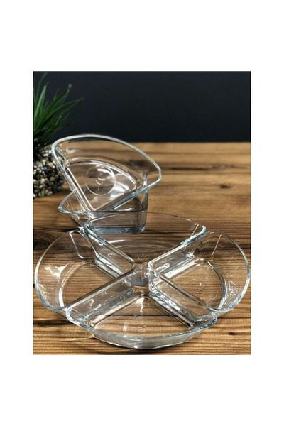 Paşabahçe 53953 Arte Triangle 6-Piece Bowl
