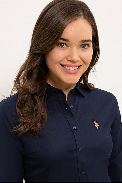 U.S. Polo Assn. Cămașă de damă bleumarin