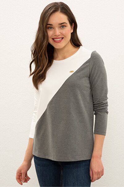 U.S. Polo Assn. Γκρι γυναικείο φούτερ