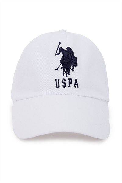 U.S. Polo Assn. Λευκό ανδρικό καπέλο