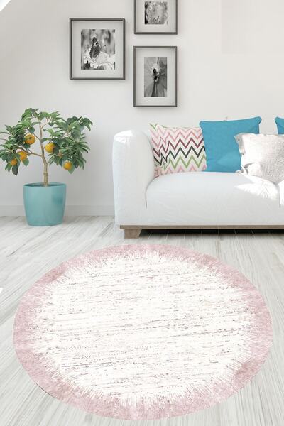 on the clouds Batik Desenli Renk Geçişli Dijital Baskı Yıkanabilir Kaymaz Tab...