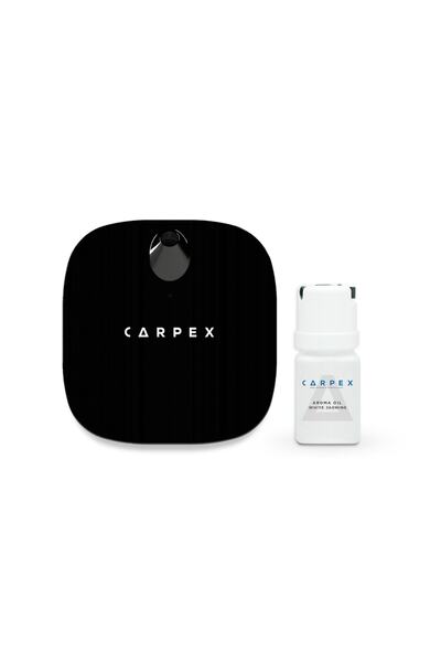Carpex Micro Koku Makinesi Siyah + White Jasmine Kartuş