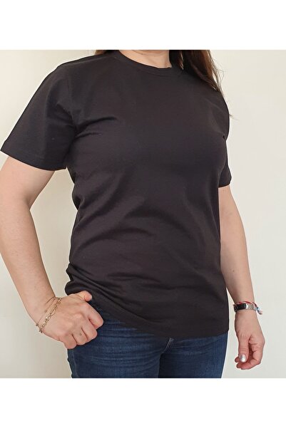 Unisex Pamuklu Bisiklet Yaka Regulat Fit T-shirt