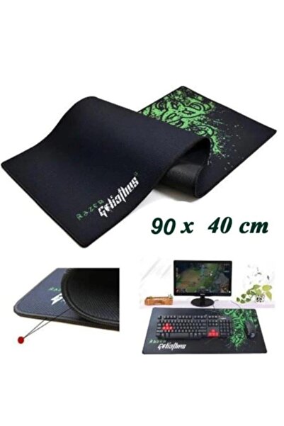 sgeteknoloji Razer 90x40 Cm Speed Kaymaz Taban Dikişli Oyuncu Gaming Mouse Pad