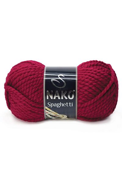 NAKO Πλεκτό νήμα χειρός Spaghetti 3630 Cherry Rot