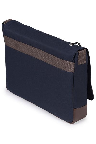 Strong Bag Geantă unisex bleumarin cu compartiment pentru laptop și curea de umăr