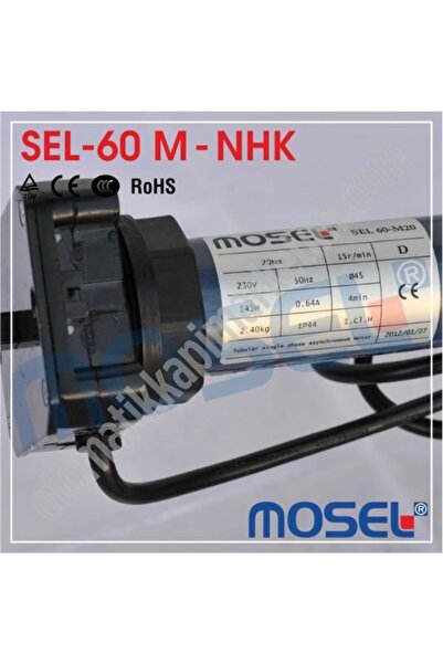 mosel 50 Nm Redüktörlü Tüp Panjur/kepenk Motoru (ø60 Lık Boru Uyumlu) Manuel ...
